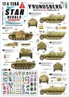 Star Decals 72-A1144 Frundsberg 2. 10. SS-Panzer Division. StuG III Ausf G and SdKfz 251/1 Ausf D, SdKfz 251/3 Ausf D, SdKfz 251/9 Ausf D 1/72