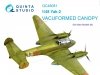 Quinta Studio QC48081 Yak-2 vacuformed clear canopy (for Mars Models kit) 1/48