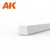 AK Interactive AK6524 STRIPS 1.50 X 1.50 X 350MM – STYRENE STRIP – (10 UNITS)