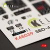 KELIK K48039 SBD-4 DAUNTLESS INTERIOR 3D DECALS FOR HASEGAWA KIT 1/48