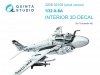 Quinta Studio QDS32108 A-6A Intruder 3D-Printed & coloured Interior on decal paper (Trumpeter) (Small version) 1/32