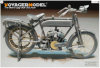 Voyager Model PE35519 WWI French Peugeol 1917 750cc cyl Motorcycle For MENG HS-005 1/35