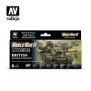 Vallejo 70222 WWIII British Armour & Infantry 8x17ml