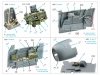 Quinta Studio QD48609 A6M5 Zero (Mitsubishi Production) 3D-Printed & coloured Interior on decal paper (Eduard) 1/48