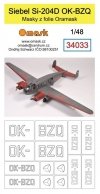 Omask 34033 Siebel Si-204D OK-BZQ 1/48