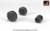 Armory Models AW32307 F-4 Phantom-II wheels w/ weighted tires, mid 1/32