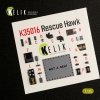 KELIK K35016 HH-60H RESCUE HAWK INTERIOR 3D DECALS FOR KITTY HAWK KIT 1/35