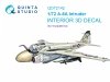 Quinta Studio QD72142 A-6A Intruder 3D-Printed coloured Interior on decal paper (Trumpeter) 1/72