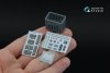 Quinta Studio QD+35139 Land Rover 88 series II family 3D-Printed & coloured Interior on decal paper (AK Interactive) (with 3D-printed resin parts) 1/35