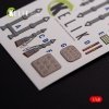 KELIK K48075 Messerschmitt Me-410 A1 interior 3D decals for Meng Model kit 1/48