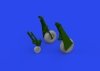 Eduard 672367 P-51D wheels oval tread EDUARD 1/72