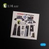 KELIK K72130 F-101 Voodoo - interior 3D decals for Revell kit 1/72