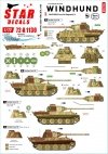 Star Decals 72-A1130 Windhund # 2. Panthers from Pz-Regiment 24 1/72
