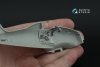 Quinta Studio QD48466 Macchi MC.200 Saetta (Early) 3D-Printed coloured Interior on decal paper (Italeri) 1/48
