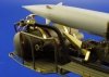 Eduard 35663 SA-2 missile with trailer 1/35 Trumpeter
