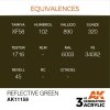 AK Interactive AK11158 REFLECTIVE GREEN – STANDARD 17ml