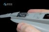 Quinta Studio QD48044 F/A-18C (early) 3D-Printed & coloured Interior on decal paper (for Kinetic) 1/48