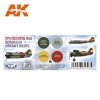 AK Interactive AK11713 SPANISH CIVIL WAR. REPUBLICAN AIRCRAFT COLORS 4x17 ml