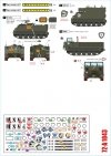 Star Decals 72-A1043 Vietnam 2. M113A1, M113 w recoilless gun, M132 Zippo, M548 ammo carrier, M577 1/72