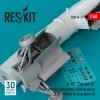 RESKIT RSU48-0317 A-7D CORSAIR II AIR INTAKES, WHEEL BAYS, LANDING GEARS, WHEELS FOR HASEGAWA KIT (3D PRINTED) 1/48