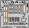 Eduard FE895 Ju 87B-2/ R2 seatbelts STEEL AIRFIX 1/48