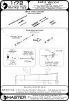 Master AM-72-155 F4F-3 Wildcat PÓŹNY - km-y Browning .50 z okrągłymi otworami w chłodnicy i dwie wersje rurki Pitota 1/72