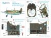 Quinta Studio QD48134 Spitfire Mk.I 3D-Printed & coloured Interior on decal paper (Tamiya) 1/48