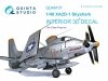 Quinta Studio QD48107 XA2D-1 3D-Printed & coloured Interior on decal paper (for Clear Prop kit) 1/48