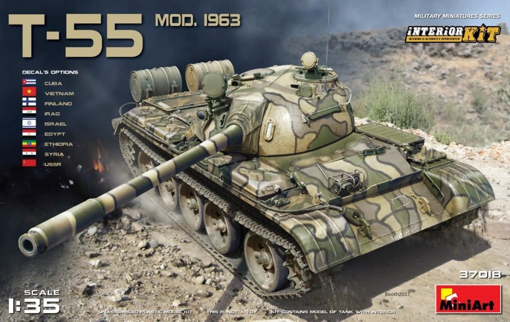 MiniArt 37018 T-55 Mod. 1963 INTERIOR KIT (1:35) - auf 1945 - 1 35 
