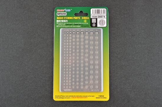 Trumpeter 08074 Basic Etching Parts - Circle 4 - Rulers, curves ...