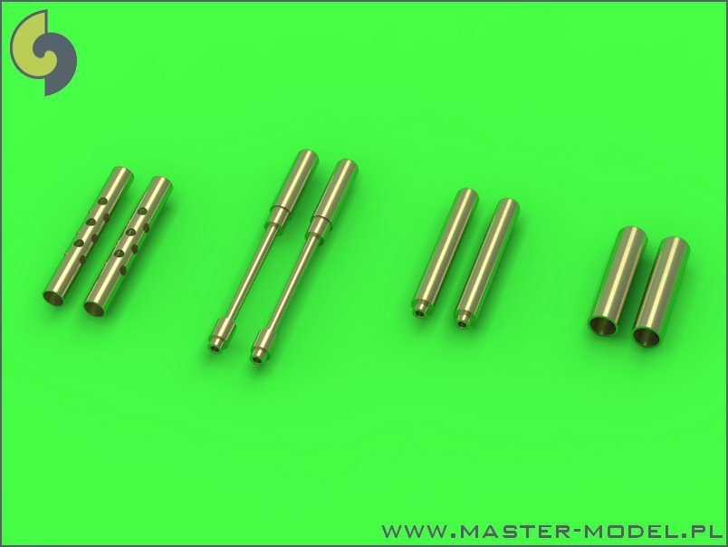 Master Model 1/48 F6F Hellcat early armament barrels - AM48107 Master Model 1/48 F6F Hellcat early armament barrels - AM48107