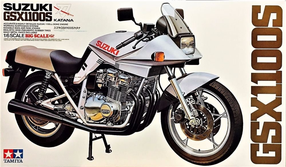 Tamiya 16025 Suzuki GSX1100S Katana (1:6) - 1:6 - Motocycles