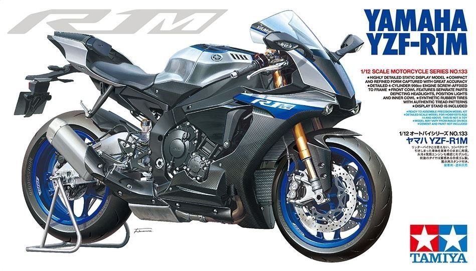 Tamiya 14133 Yamaha YZF R1M 1 12 1 12 Motocycles