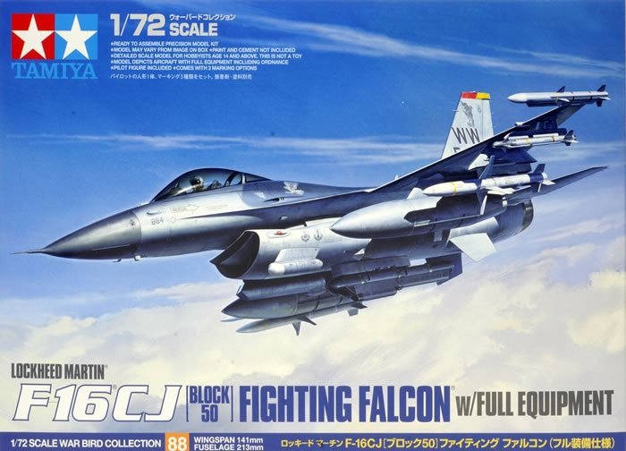 その他 No216 1/72 F-16 Fighting Falcon Tamiya 60788 F-16CJ Block 50 Fighting Falcon w Full