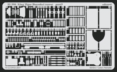Eduard Bismarck railings and turrets (per i kit modello da Revell) 1