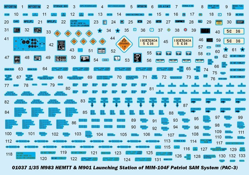 US Army MIM-104B Patriot SAM PAC-1 w/M983 HEMTT (Plastic
