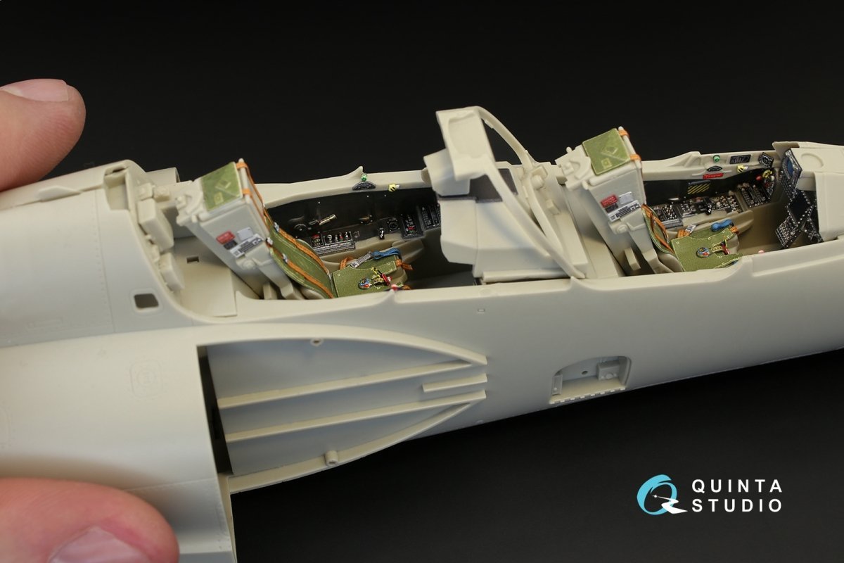 Quinta Studio QD32014 Mirage 2000B-5 (2000-5BGM Mk2) 3D-Printed & coloured  Interior on decal paper (for Kitty Hawk kit) 1 32 - 1:32 - Quinta Studio -  3D decals - Additional accessories