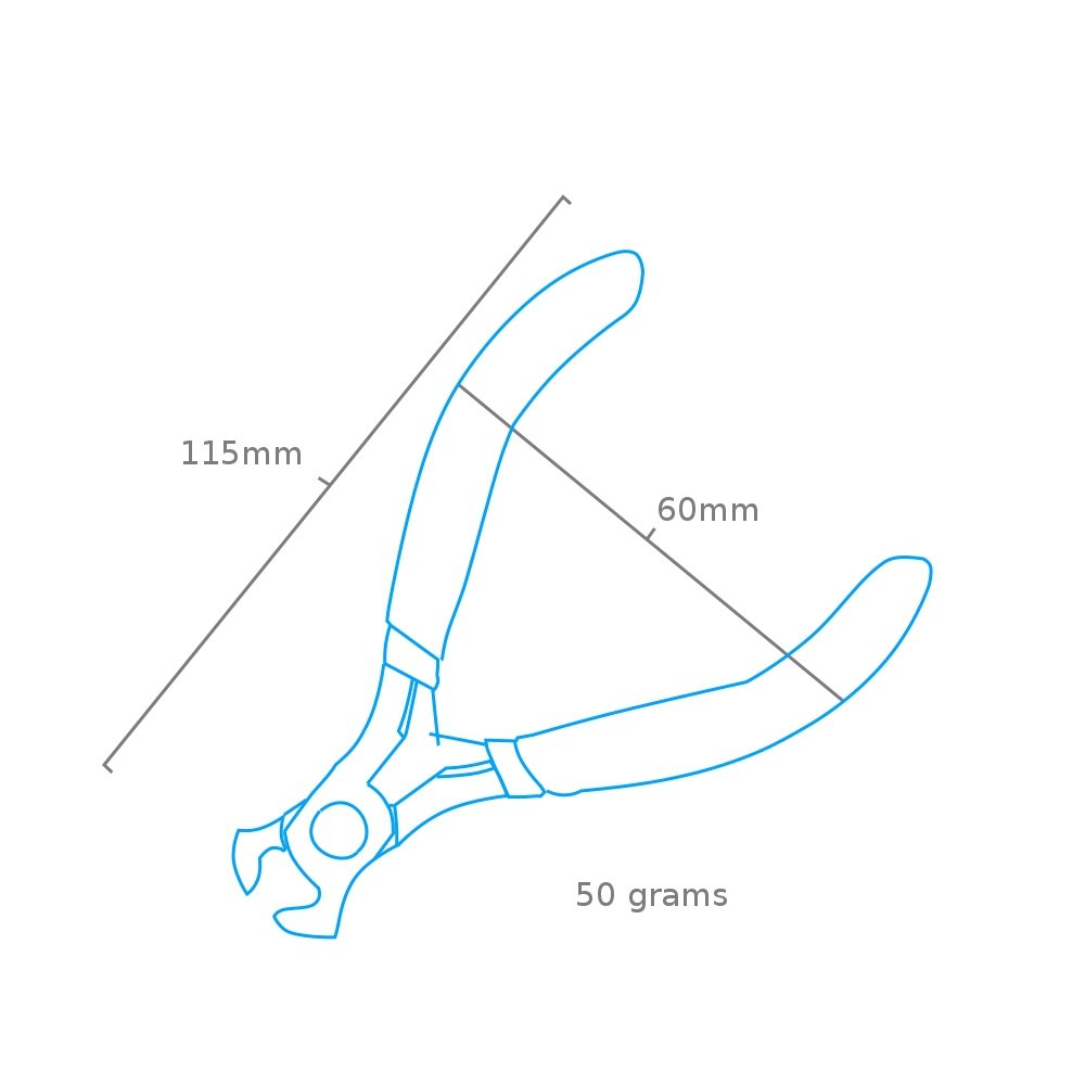 Modelcraft PPL6004 Top Cutter (115mm) - Pliers, cutters, nippers - Tools