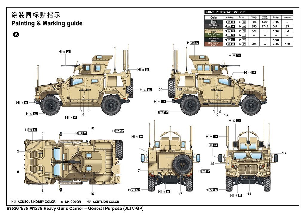 Maquette I Love Kit 1/35 - M1279 UTILITY JLTV-UTL - Kit à Monter - 63538
