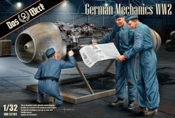 Das Werk DW32101 German Mechanics WW2 with Technical Drawings 1/32 