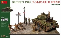 MiniArt 36064 Dresden 1945. T-34/85 Field Repair. BIG SET 1/35 