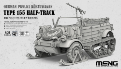 Meng Model Meng VS-018 German Pkw.K1 Kubelwagen Type 155 Half-Track 1/35 