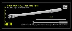 Rye Field Model 2097 88cm kwK 43L/71 barrel for Kingtiger (RFM/Trumpeter/Meng/<br />Dragon) 1/35 
