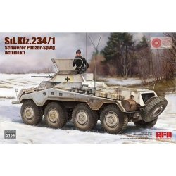 Rye Field Model 5154 Sd.Kfz. 234/1 Schwerer Panzer-Spwg. Interior Kit 1/35 