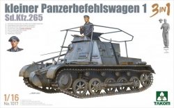 Takom 1017 Sd.Kfz.265 Kleiner Panzerbefehlswagen I 3 in 1 1/16 