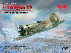 ICM 1/32 I-16 type 24 WWII Soviet Fighter # 32001