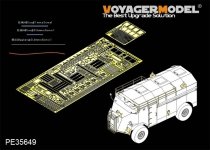 Voyager Model PE35649 WWII British AEC 4x4 Armored Command VehicleDorchester For AFV 35227 1/35