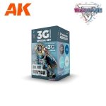 AK Interactive AK1063 WARGAME COLOR SET. BLUE ARMOR. 4x17 ml