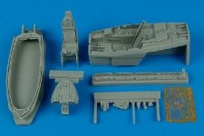 Aires 4410 F-22A Raptor cockpit set 1/48 Academy