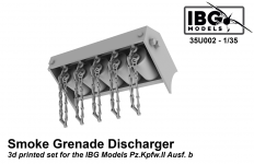 IBG 35U002 Smoke Grenade Dischargers for Pz.Kpfw.II Ausf. b 1/35